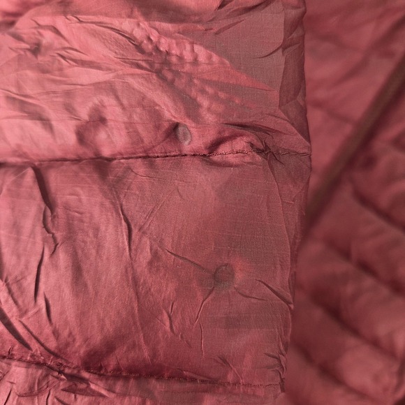 Patagonia Jacket Womens Large Red Down Sweater Hoody Hooded Puffer STY84711 - Picture 4 of 13